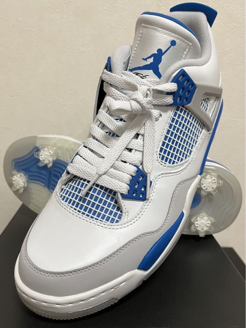 MA NIKE AIR JORDAN 4 GOLF  MILITARY BLUE