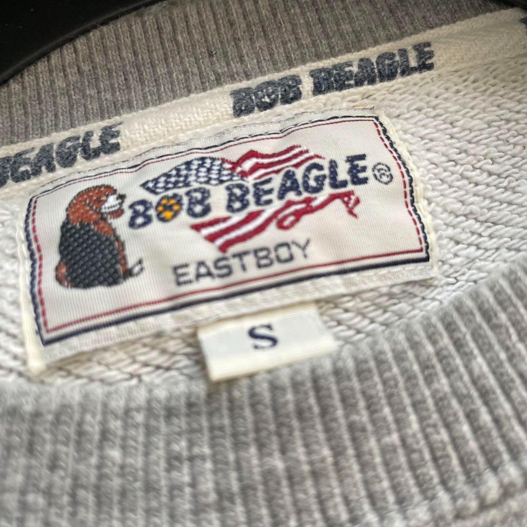 【EASTBOY】BOB BEAGLE イーストボーイ ボブビーグル スウェット イーストボーイ ボブビーグル スウェット 刺繍 グレー S