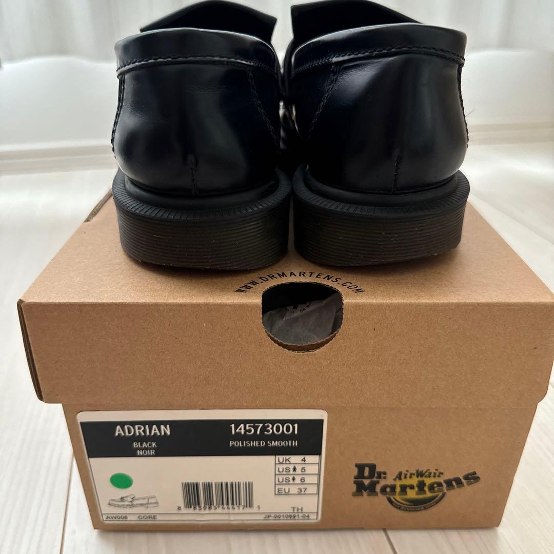 ドクターマーチン　エイドリアン　フリンジタッセルローファー　23cm　黒