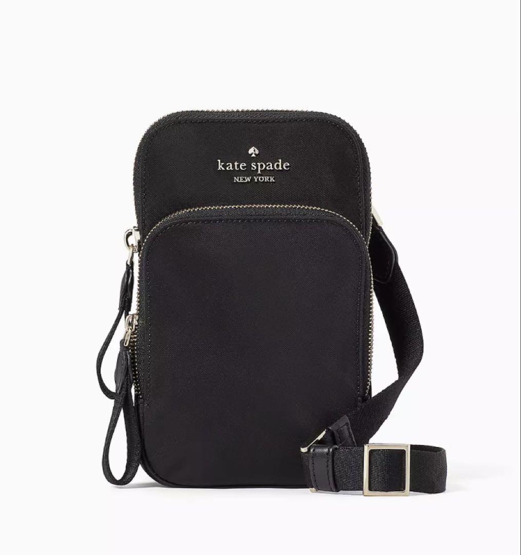 【新品】kate spade ナイロンポーチ ショルダーバッグ ブラック