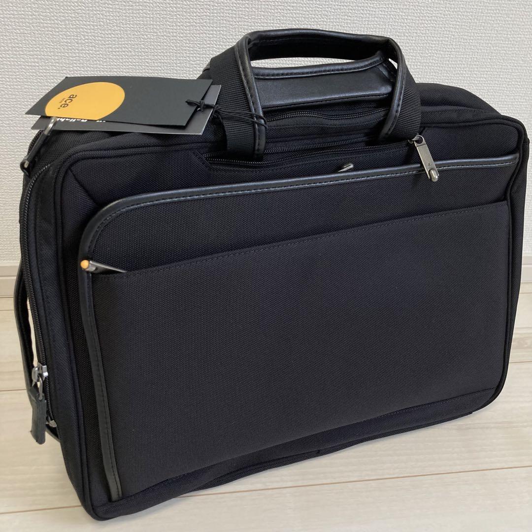 新品　ace. 3wayビジネスバッグEVL-3.0 マチ拡張 B4 PC対応