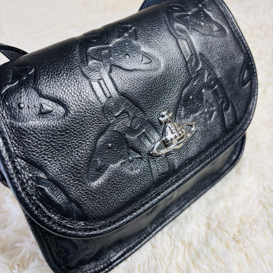 vivian westwood チェーンオーブ　レザーショルダー　アングロマニア