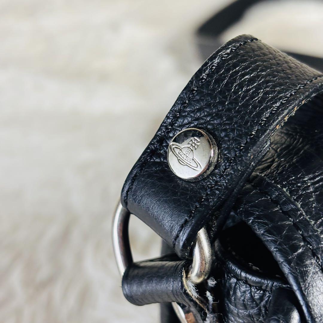 vivian westwood チェーンオーブ　レザーショルダー　アングロマニア