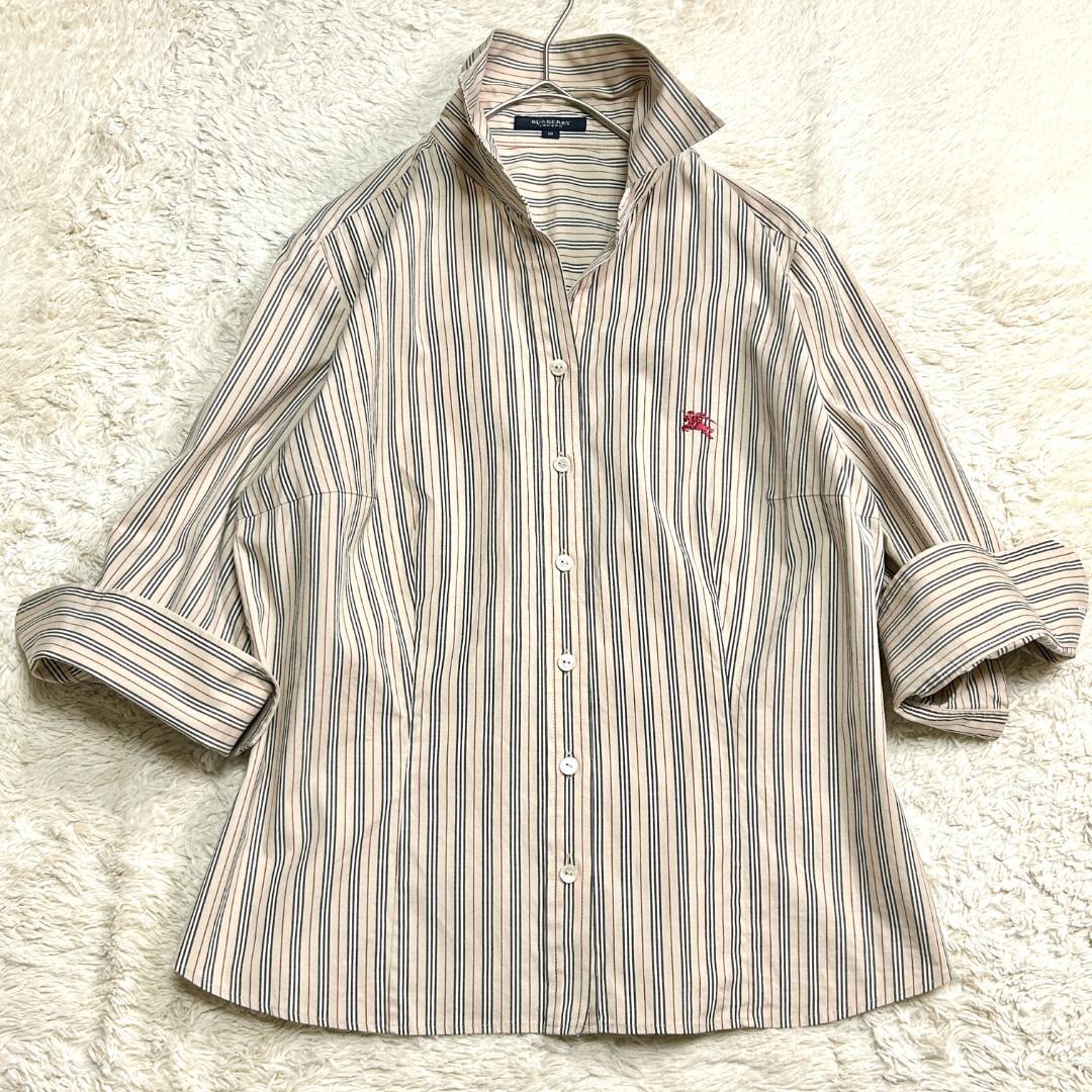 大きいサイズ13 Burberry London ノバチェック 七分袖ブラウス