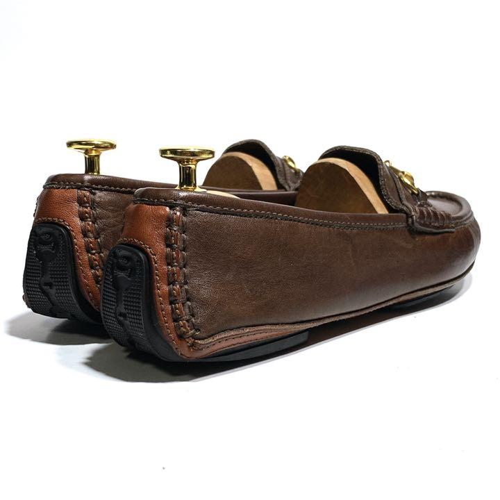セール新作 GUCCI ドライビングシューズ 24.5cm xI3m8-m36872771440 グッチ ホースビットローファー 豊富な好評