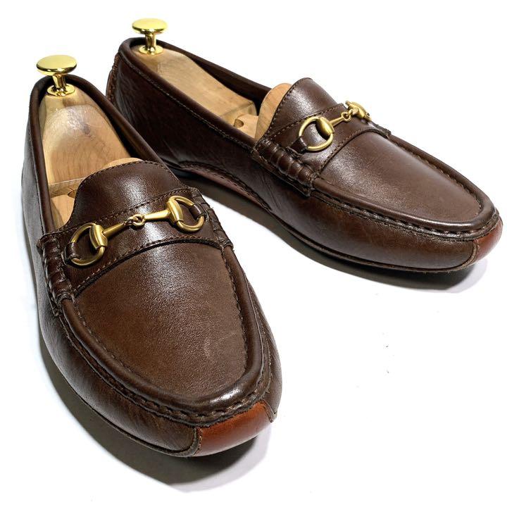 セール新作 GUCCI ドライビングシューズ 24.5cm xI3m8-m36872771440 グッチ ホースビットローファー 豊富な好評