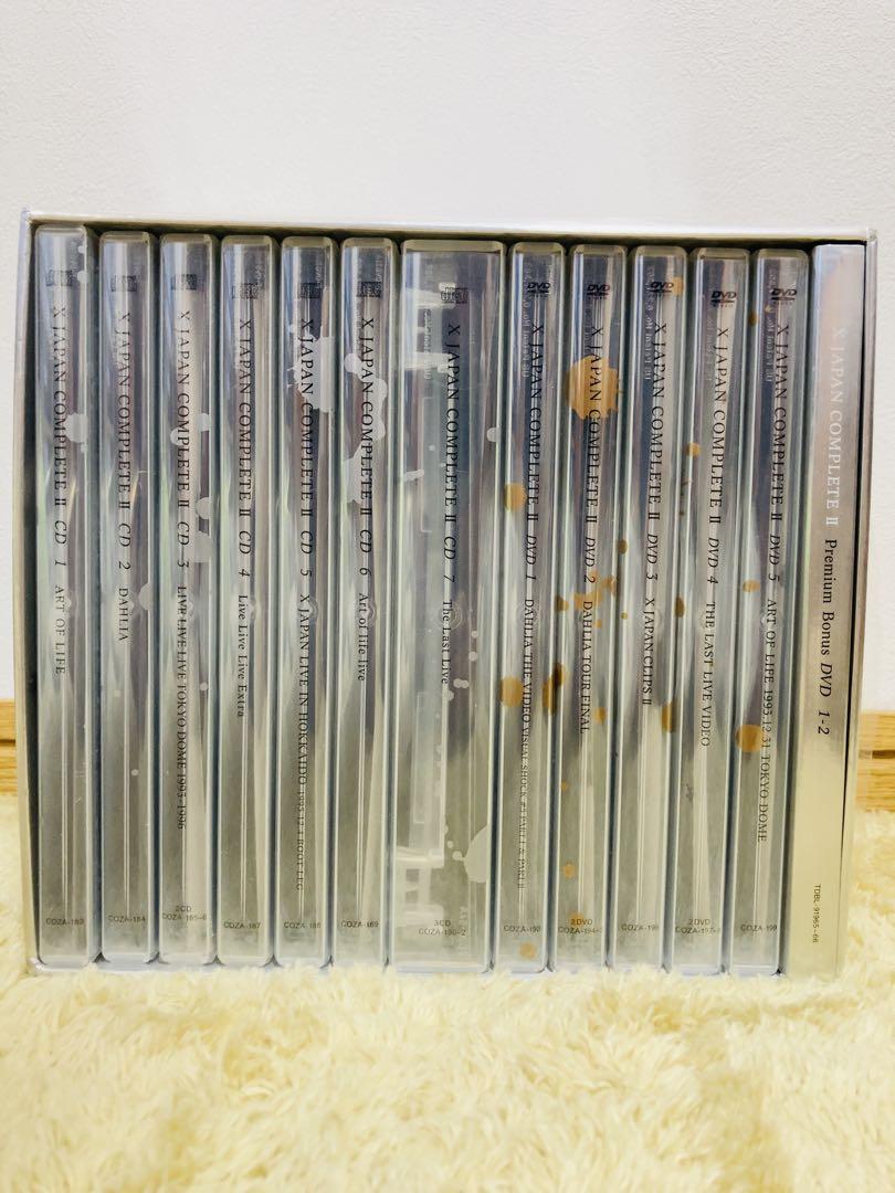XJAPAN COMPLETE II CD7枚＋DVD7枚 シュリンク付き 限定