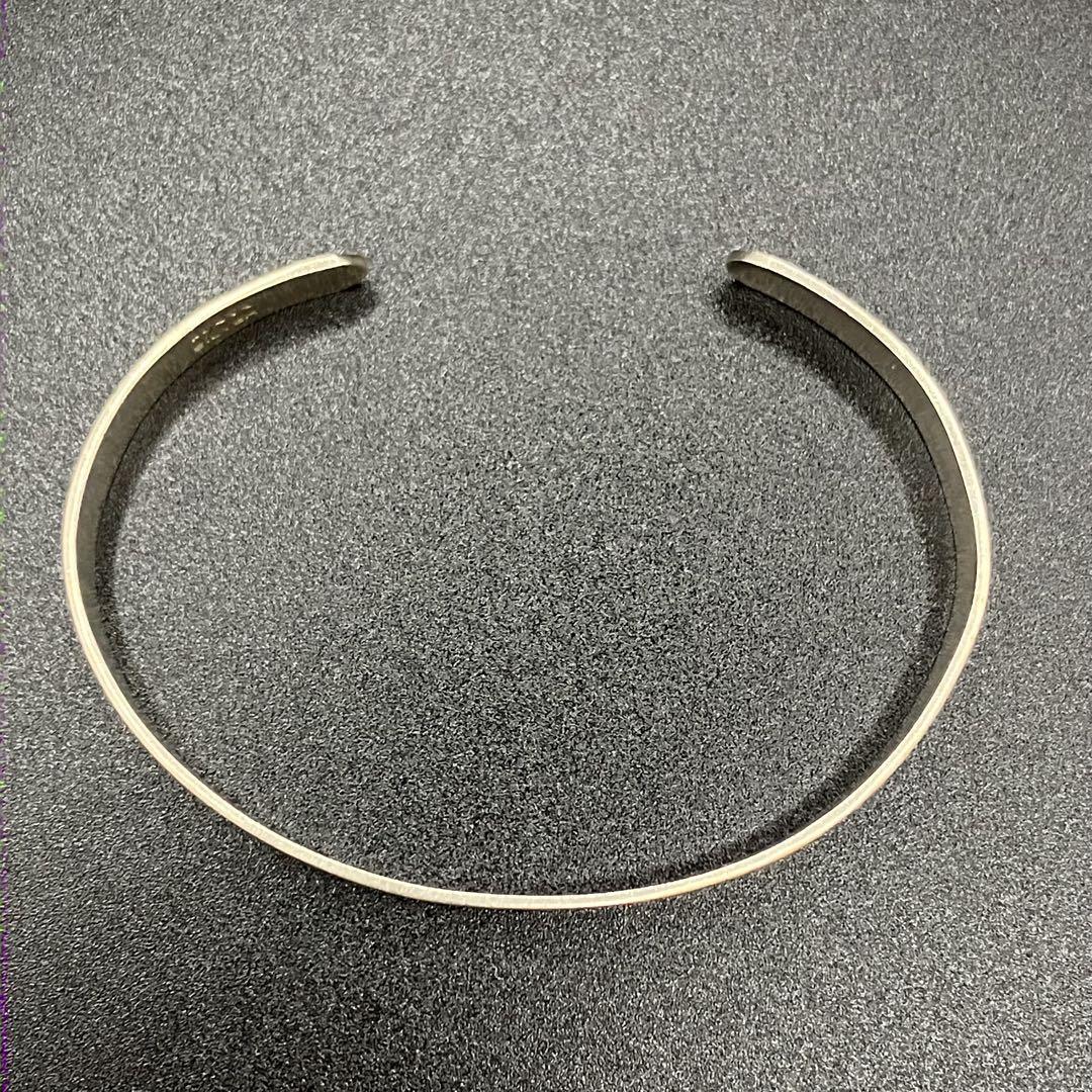 アガット バングル レリーフ シルバー