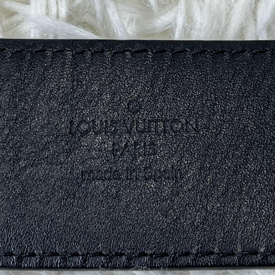 美品✨ ルイヴィトン サンチュール イニシャル ダミエグラフィット LV 黒