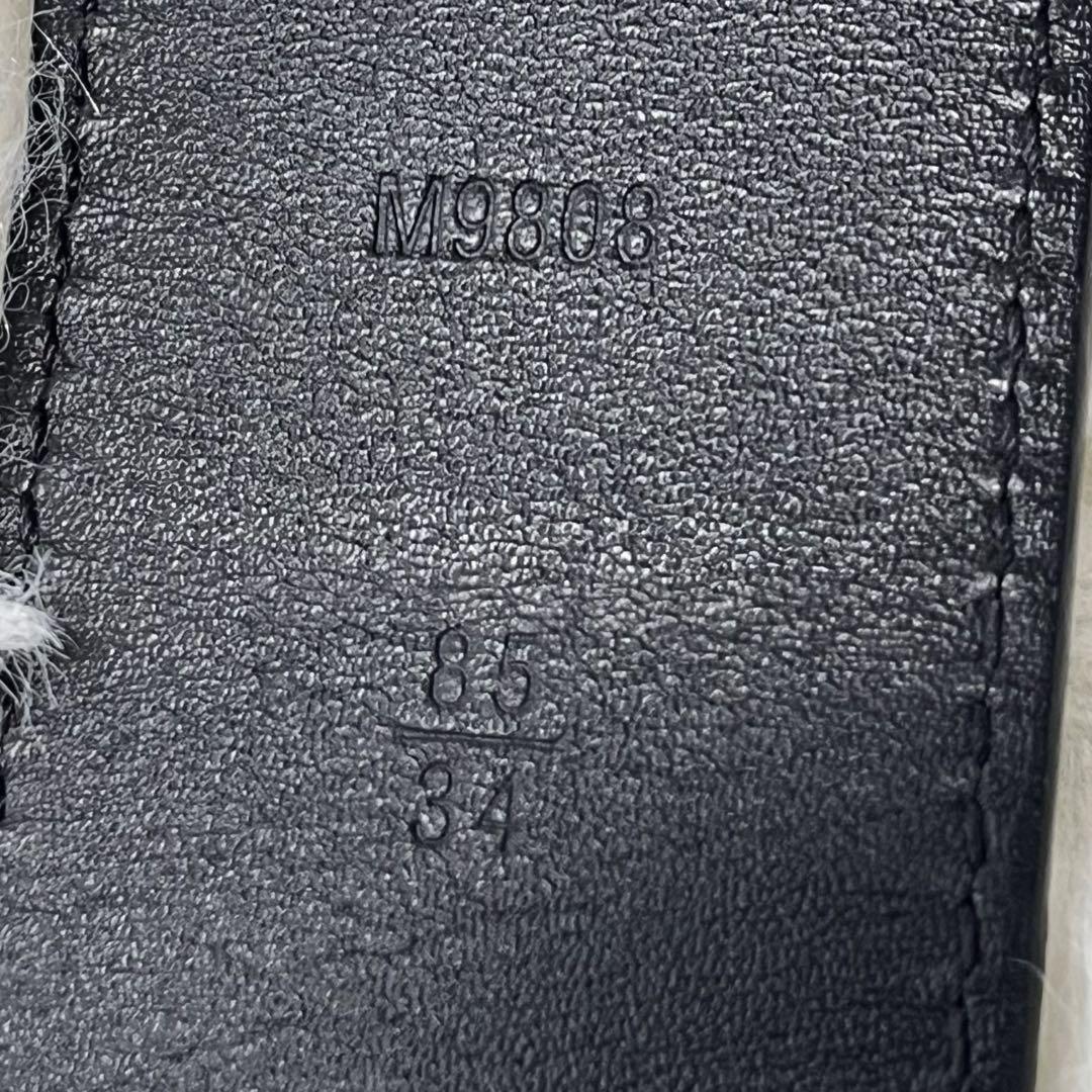 美品✨ ルイヴィトン サンチュール イニシャル ダミエグラフィット LV 黒