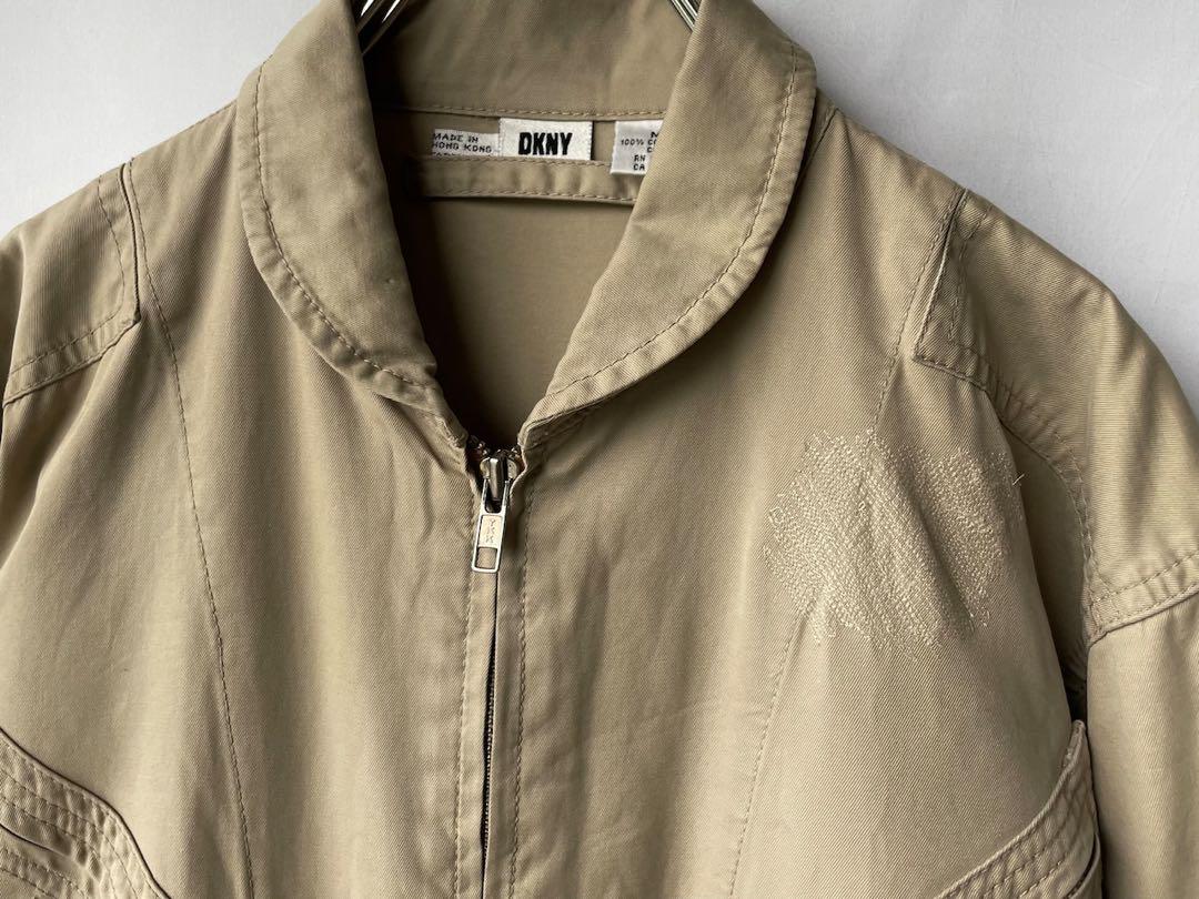 希少　90s DKNY ジャンプスーツ　つなぎ　フライトスーツ　古着ビンテージ