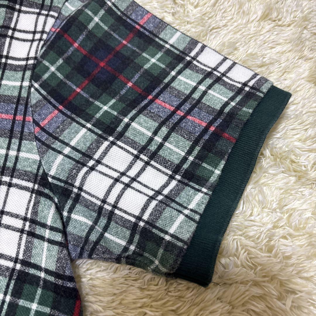 90s ヴィンテージ　ポロラルフローレン タータンチェック　ビックポニー刺繍