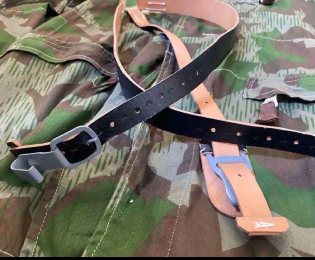 Amazon.co.jp: 第二次世界大戦 ドイツ軍降下猟兵用サスペンダー