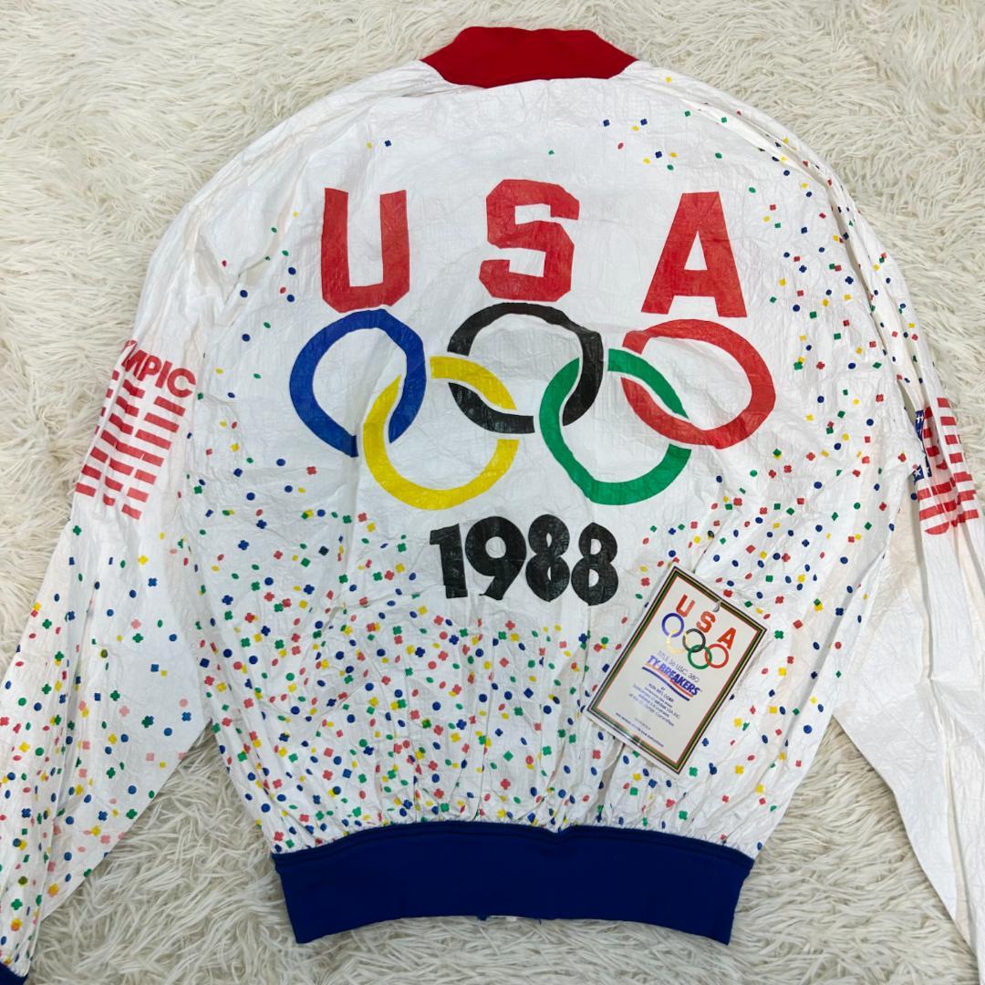 USA希少 アメリカ オリンピック ペーパージャケット ヴィンテージ USA希少 アメリカ オリンピック ペーパージャケット ヴィンテージ