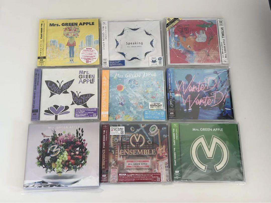 【2025年製 新品】 Mrs.GREEN APPLE メルカリ - 9作品 CD&DVD 邦楽