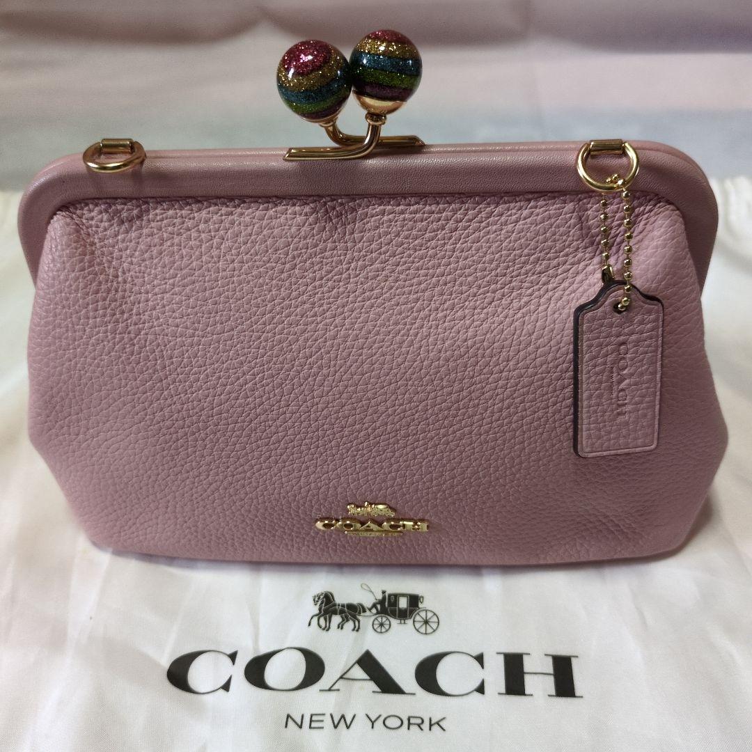 coach　がま口　ショルダーバック