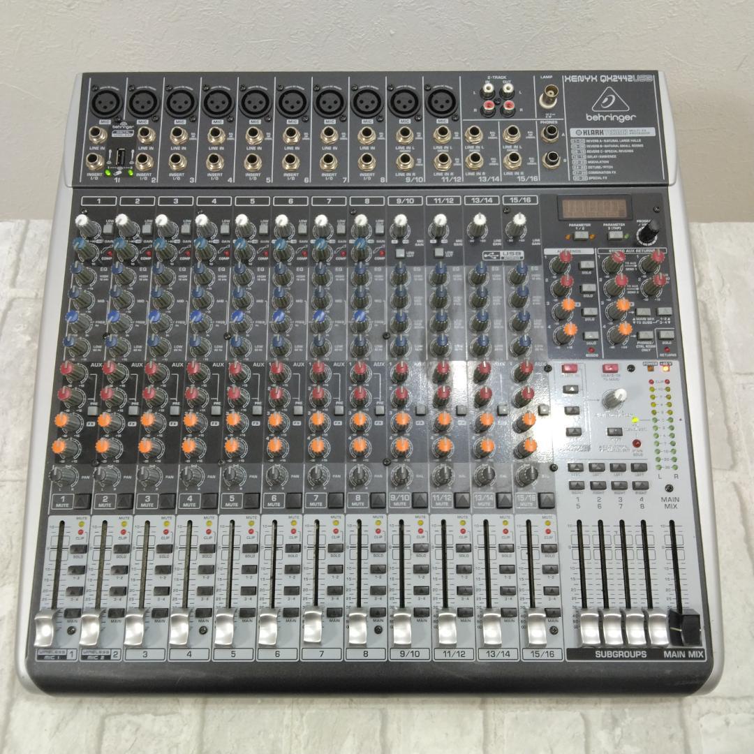 ジャンク BEHRINGER XENYX QX2442USB 中古現状品