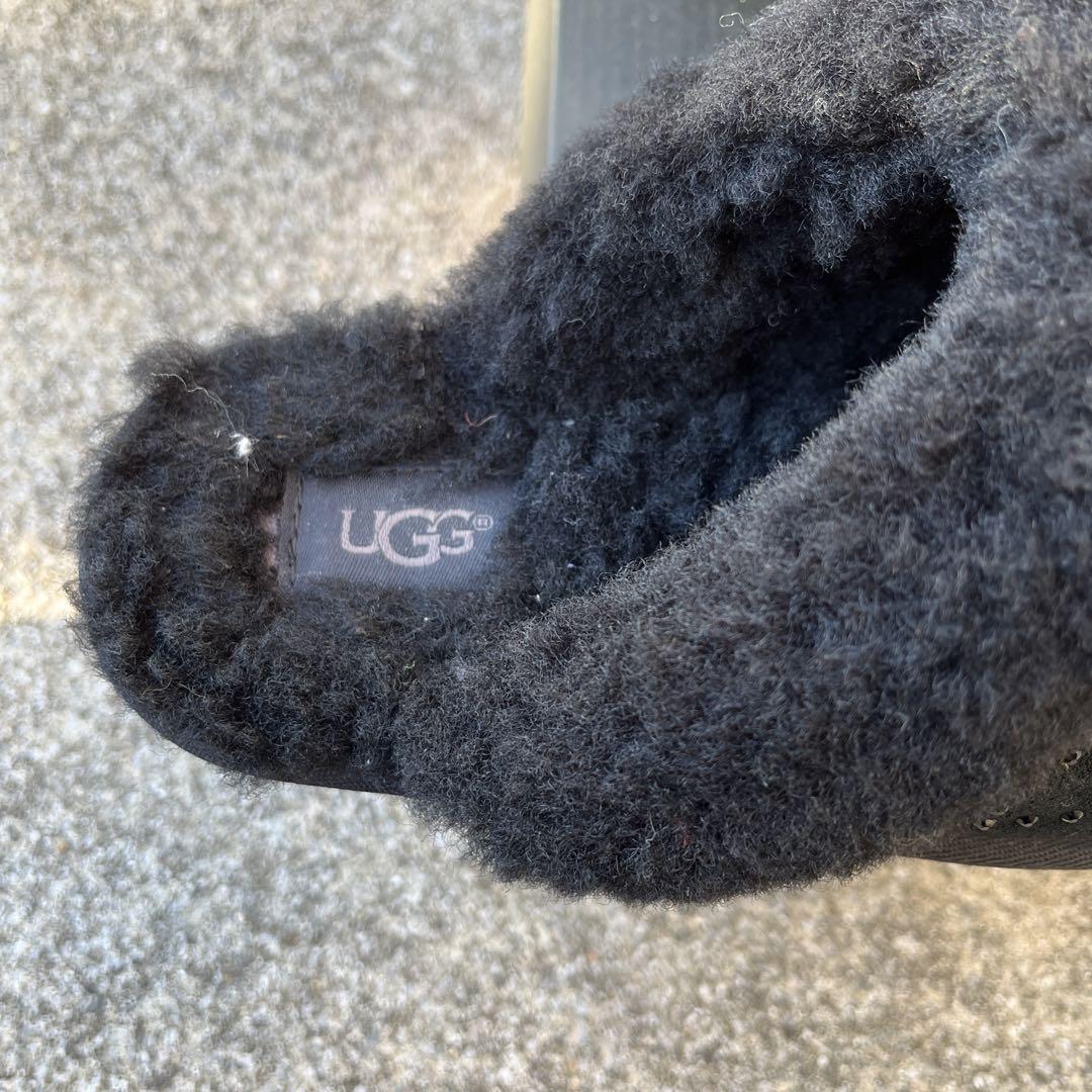 UGG ブラック スリッパ　ミュール サンダル