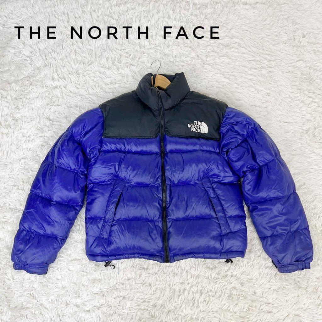 ☆美品☆ THE NORTH FACE ダウン ジャケット  ブルー  ブラック