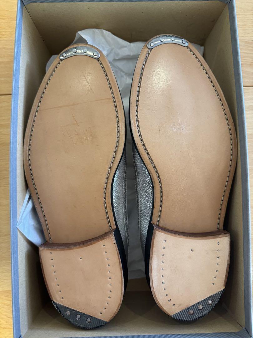 未使用 トムブラウン/THOM BROWNE ウィングチップ シルバー 未使用 トムブラウン/THOM BROWNE ウィングチップ シルバー