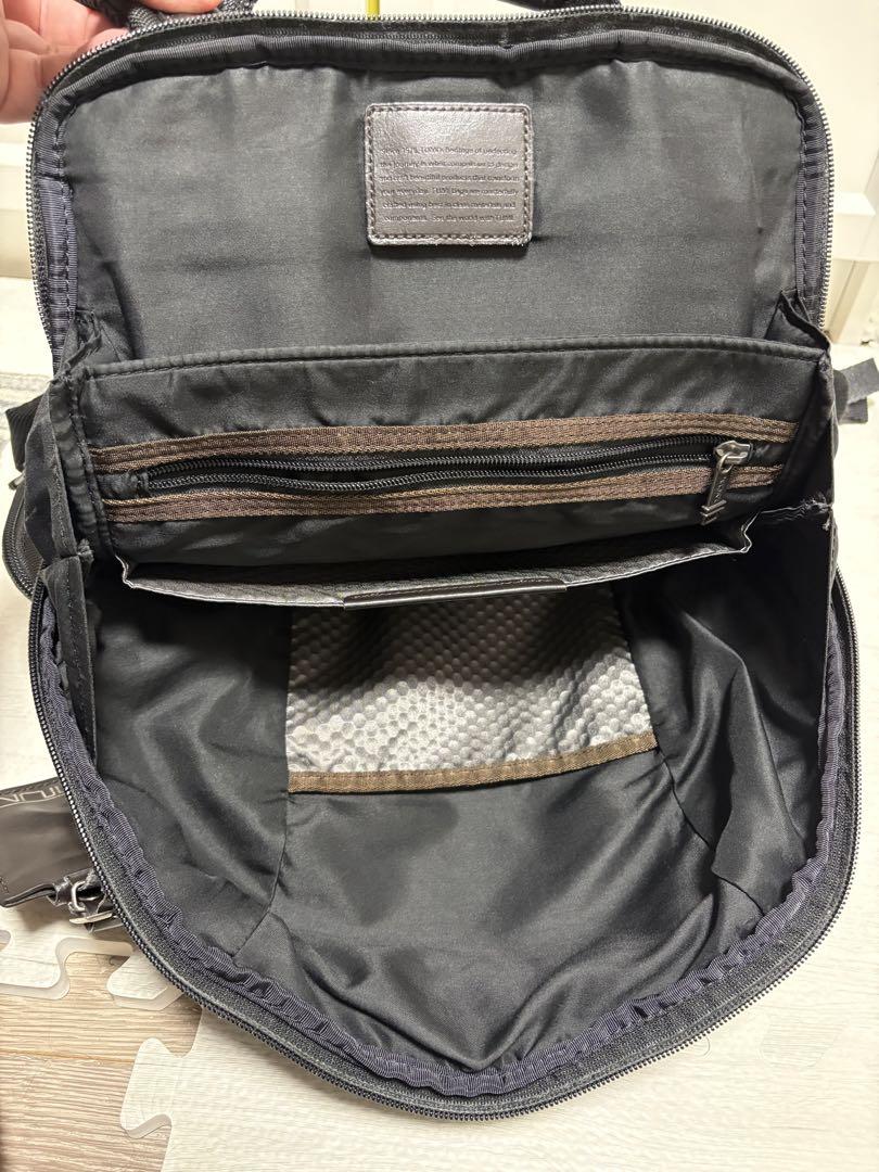 TUMI バッグ 本革 レザー バリスティックナイロン 2223681 黒