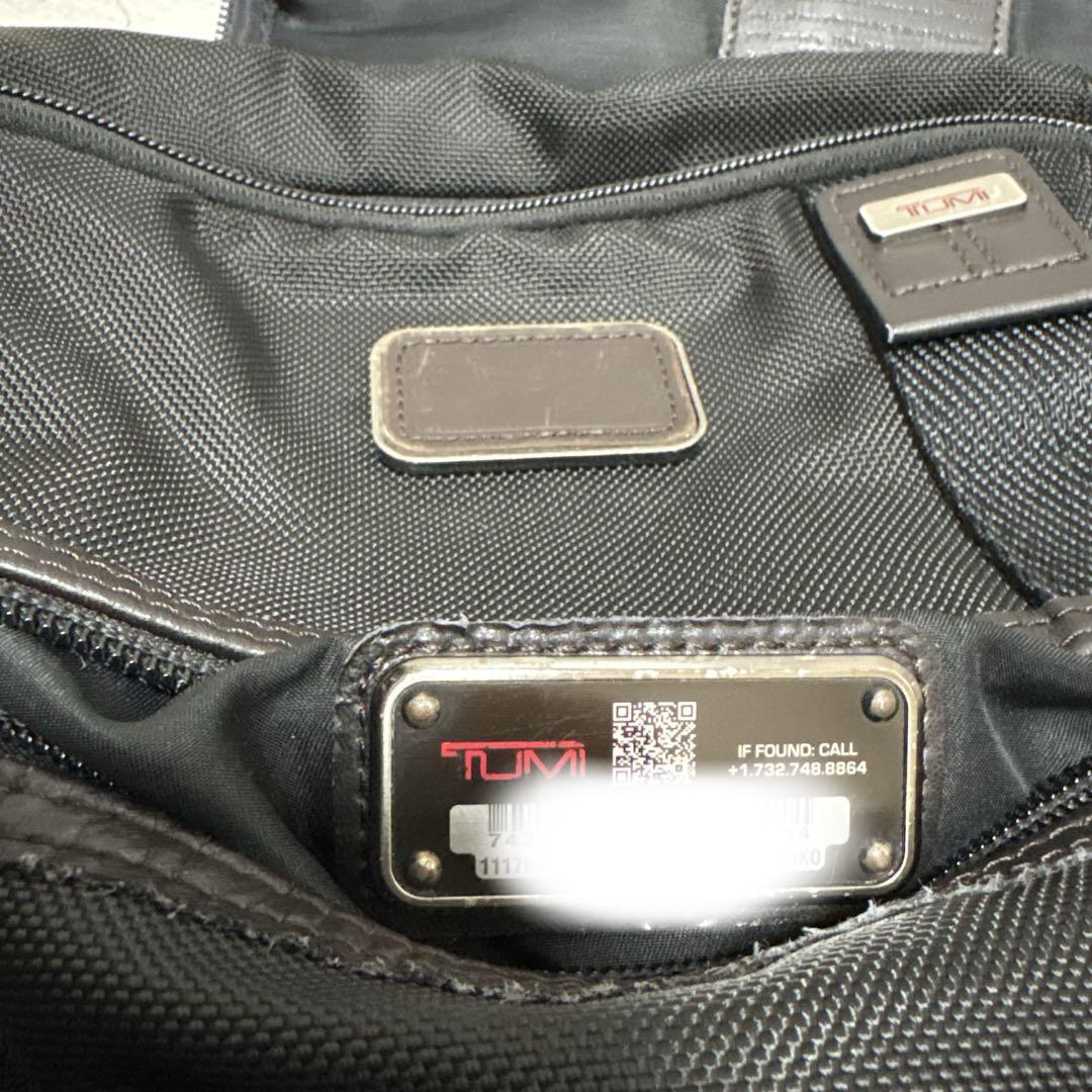 TUMI バッグ 本革 レザー バリスティックナイロン 2223681 黒