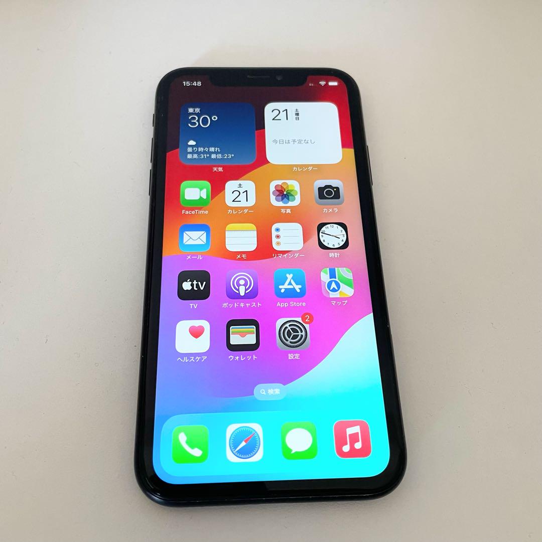 SIMフリー Apple iPhone XR ブラック 本体　64GB