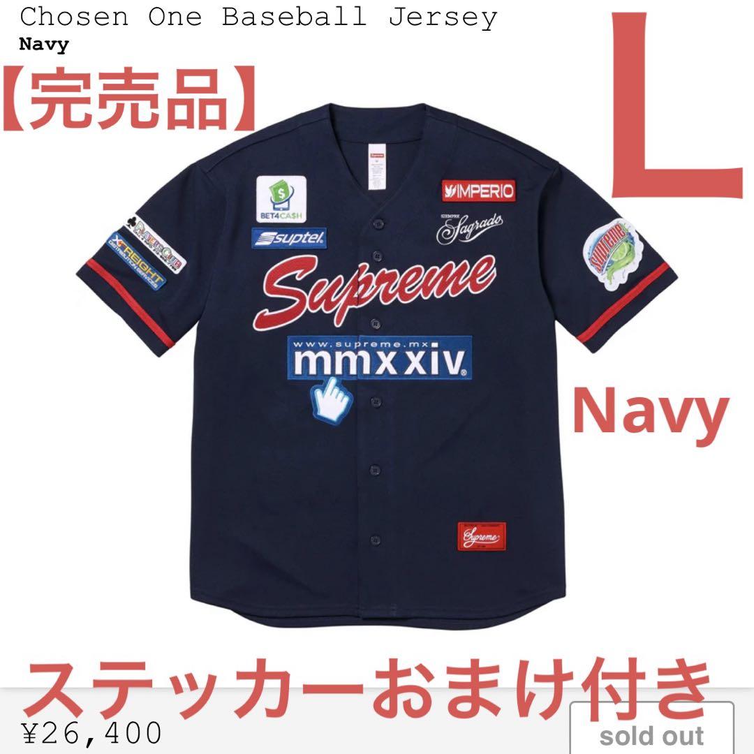 Supreme Chosen One Baseball Jersey L 紺色