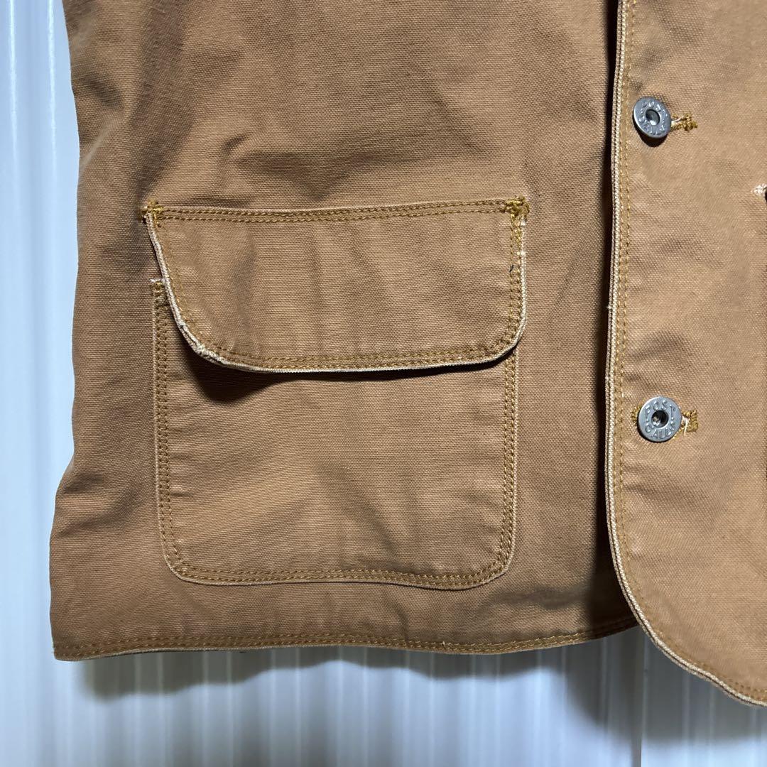 POST O'ALLS ポストオーバーオールズ ブラウンダックベスト
