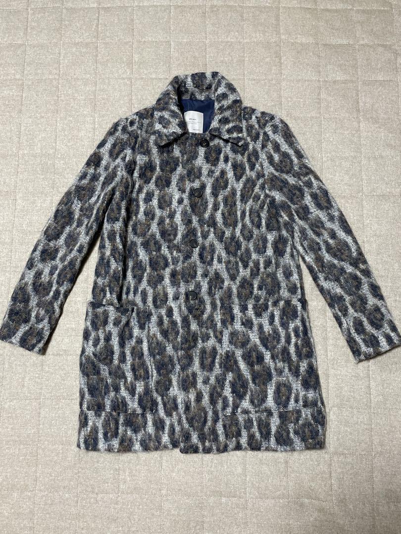 ZARA レオパード柄 ウールコート Sサイズ