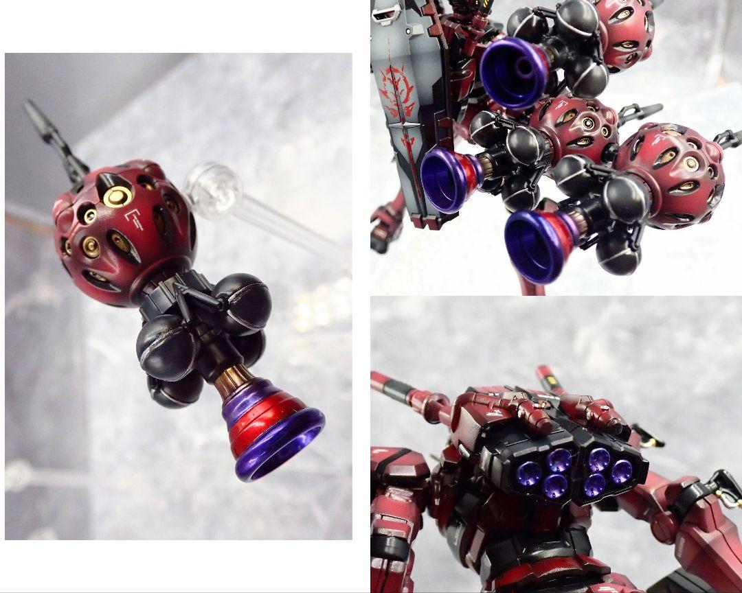HG GQuuuuuuX 赤いガンダム(フルビット) 全塗装 ガンプラ 完成品