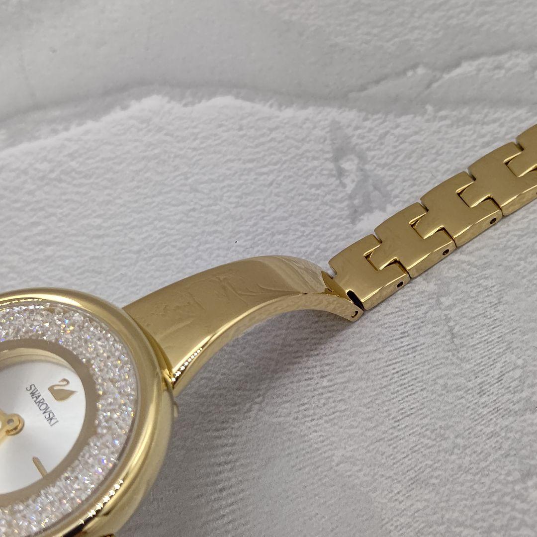 ほぼ未使用 SWAROVSKI スワロフスキー クリスタルラインピュア 腕時計