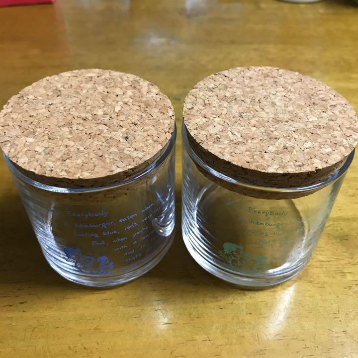 モスバーガーキャニスターガラス容器4個非売品