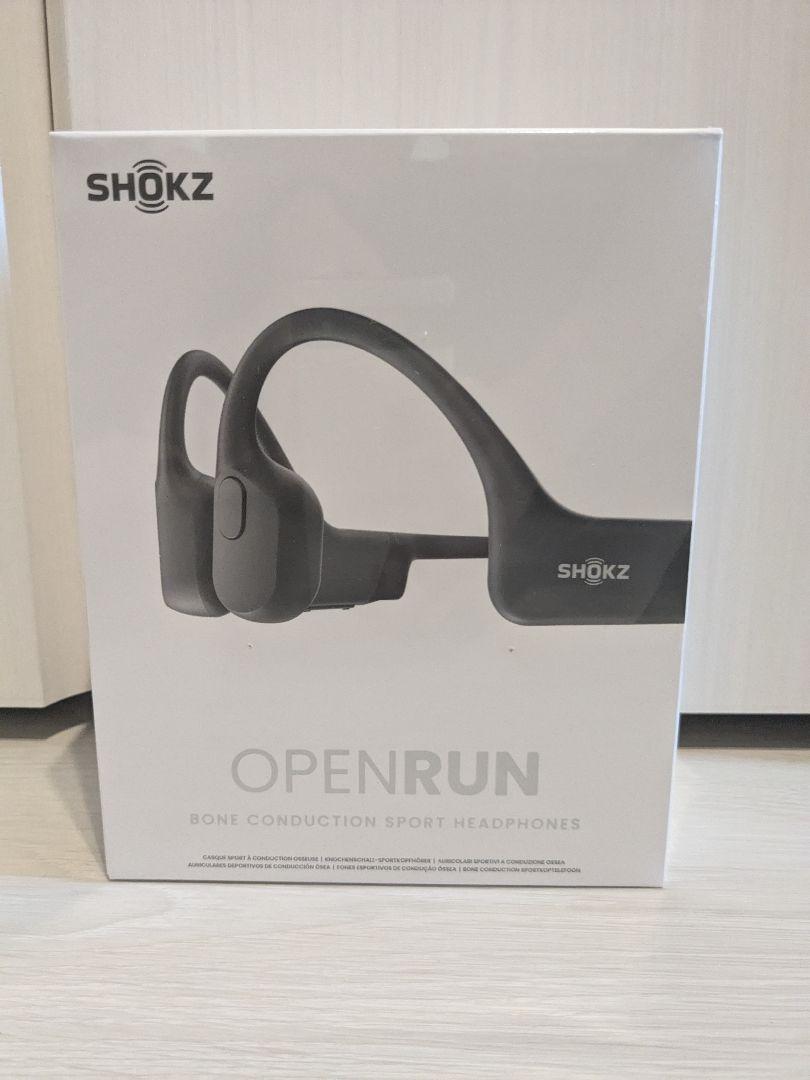 【新品】SHOKZ OPENRUN 骨伝導ヘッドフォン ブラック
