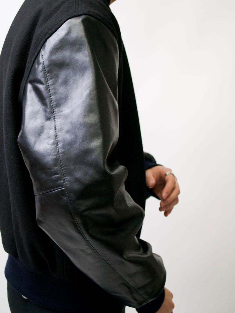 VOO アワードジャケット L スタジャン 袖レザーFLATBUSH VOO アワードジャケット L スタジャン 袖レザーFLATBUSH