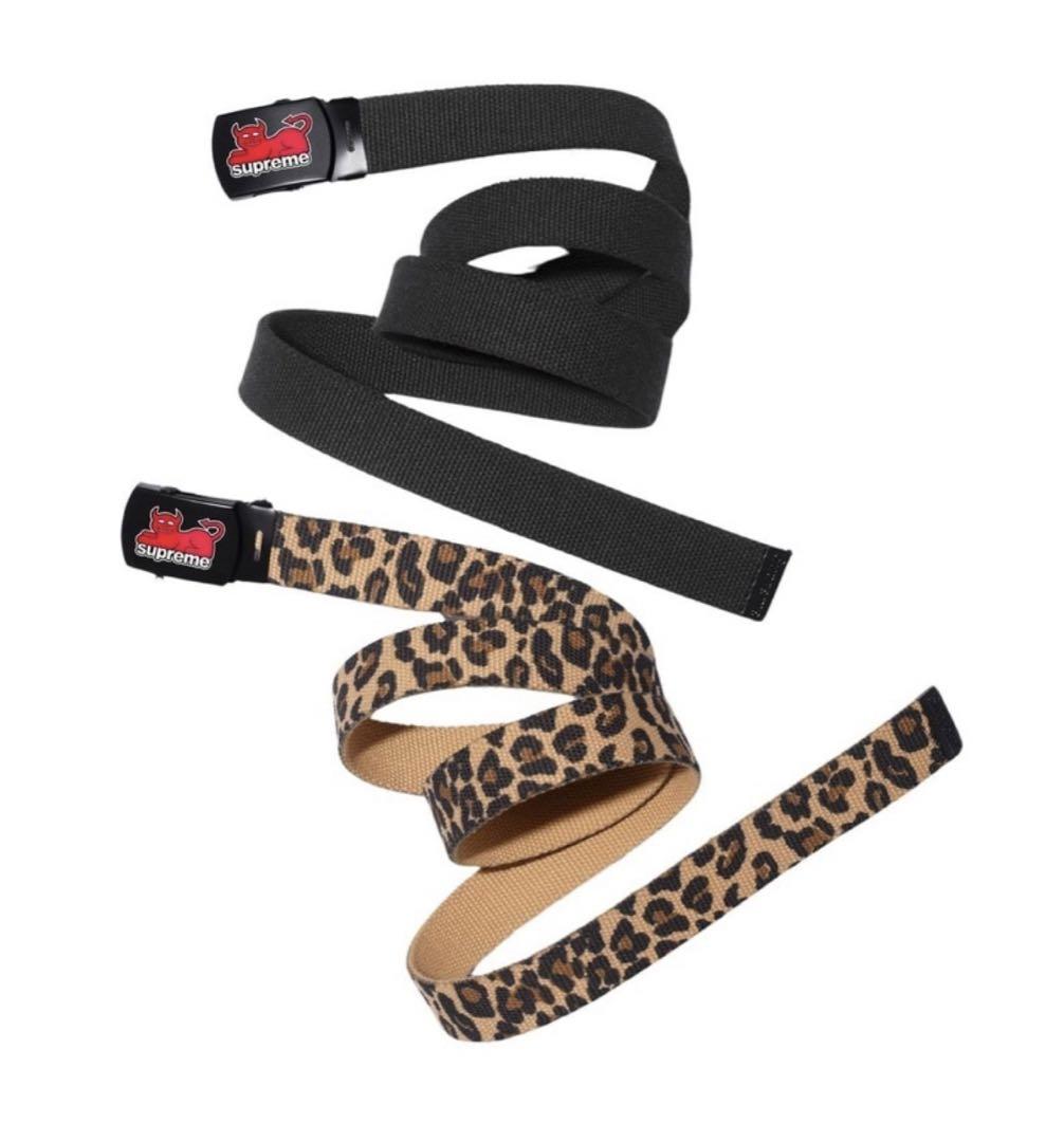 美品 Supreme Toy Machine Webbing Belt 黒
