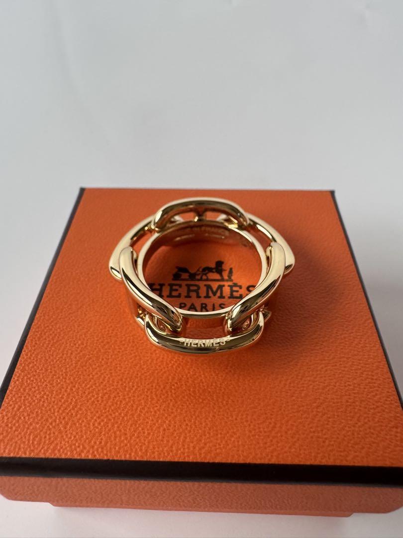 HERMES カレ 90 《ボテ・コンポゼ》 スカーフリング《レガート》 セット