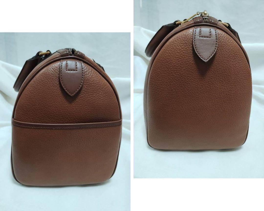 【未使用品】Burberry's バーバリーレザー ボストンバッグ