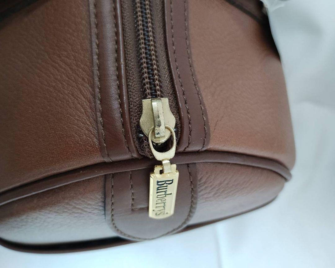 【未使用品】Burberry's バーバリーレザー ボストンバッグ
