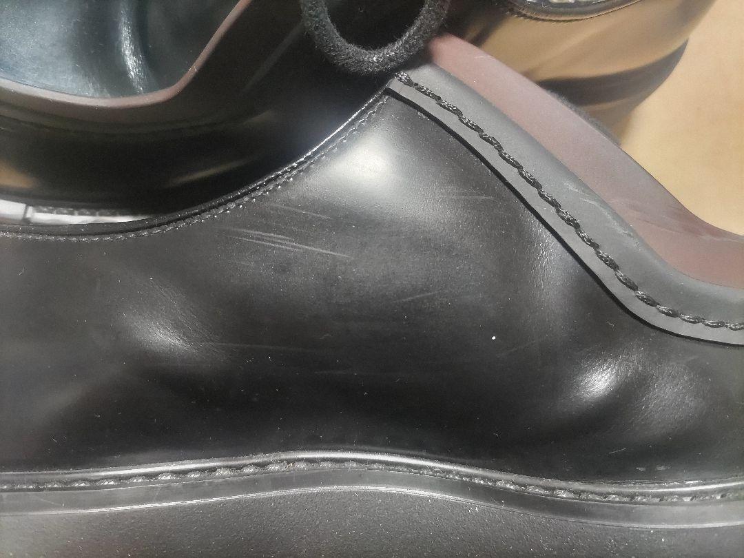 PRADA ダイアパソン オペークブラッシュドレザー レースアップシューズ