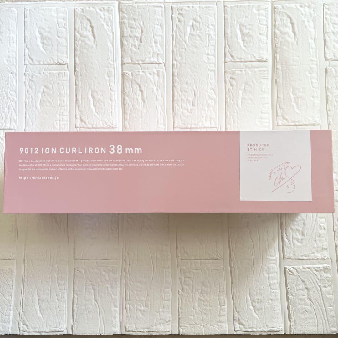 【美品】 MICHI × 9012 イオンカールアイロン 38mm