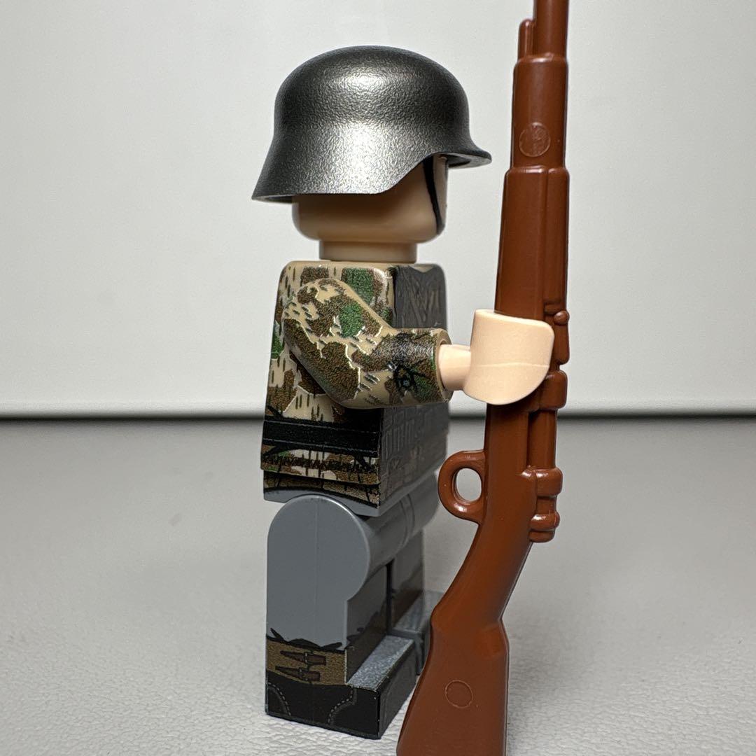 UnitedBricks カスタムレゴ WW2ドイツ軍 スプリンター迷彩 小銃