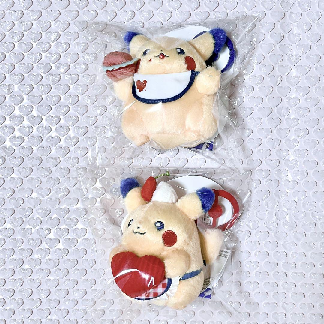 マスコット PIKACHU DINER ハート＆ハンバーガー　セット PIKACHU DINER マスコット ハート＆ハンバーガー 2点set - メルカリ