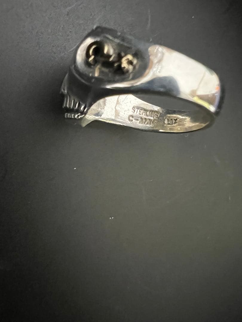 ジムスカル　Flashpoint Studios スカルリング　14k 19号 ジムスカル Flashpoint Studios スカルリング 14k 19号