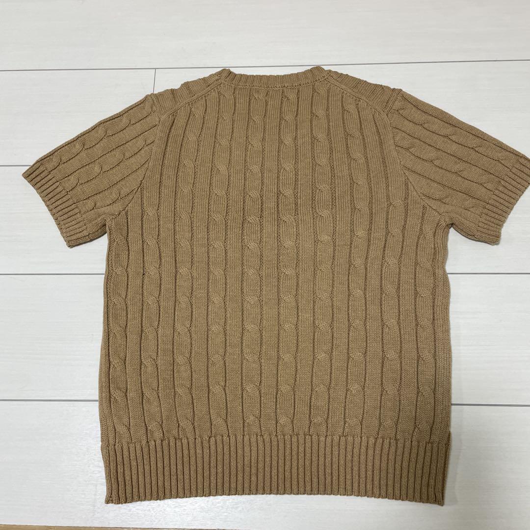 Polo Ralph Lauren 半袖ケーブルニット Sベージュ Polo Ralph Lauren ケーブルニット 半袖 Sベージュ - メルカリ