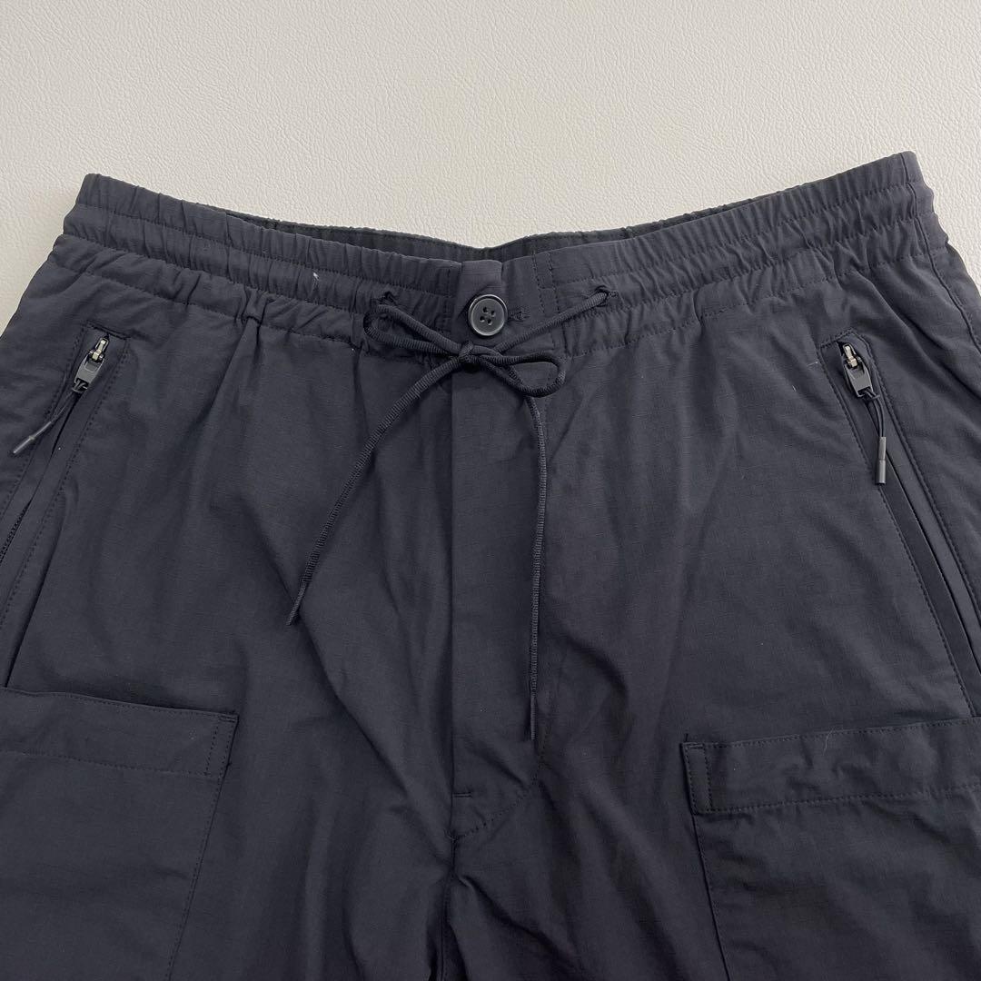 6093【極美品】Y-3 リップストップナイロンパンツ　ロゴ　ポケット　21年