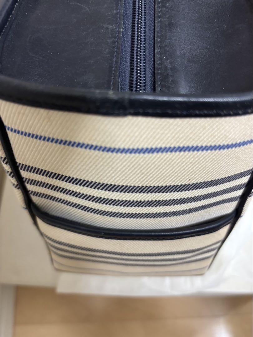BURBERRY ストライプ トートバッグ
