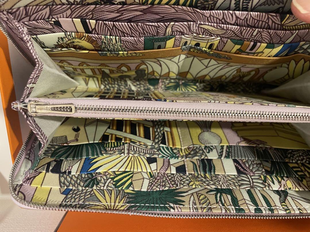エルメス　長財布　シルクイン
