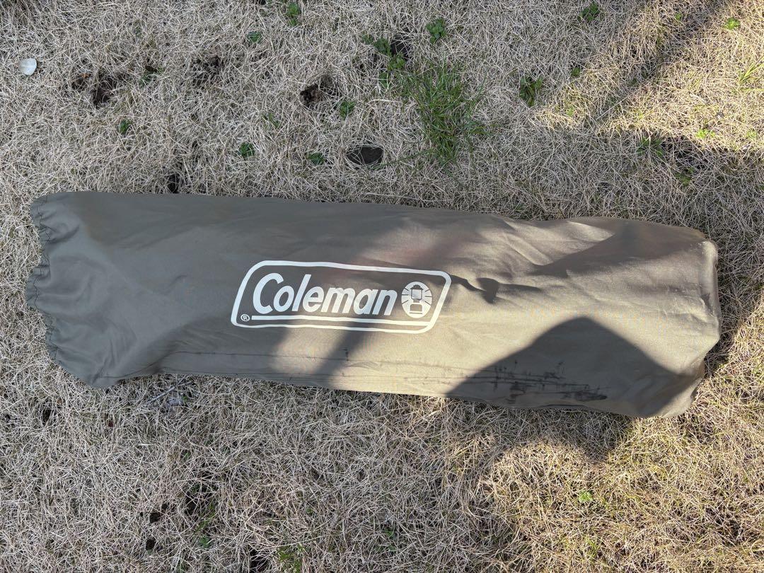 【美品】Coleman 折りたたみチェア　レイチェア　オリーブ　収納バッグ付き