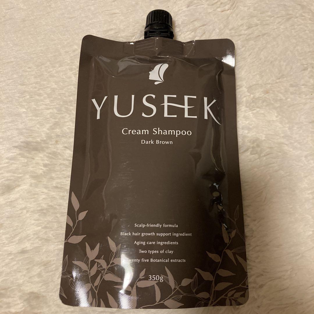 新品未開封】YUSEEK 白髪染め シャンプー ダークブラウン - メルカリ